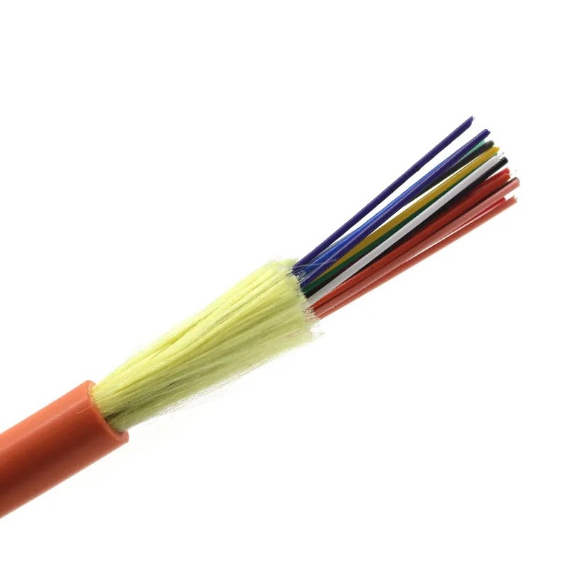 Cáp quang trong nhà/ngoài trời 48 sợi, chuẩn OM3, vỏ PVC